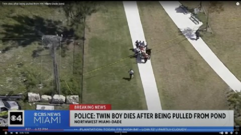 Gemelos mueren tras caer a un lago
