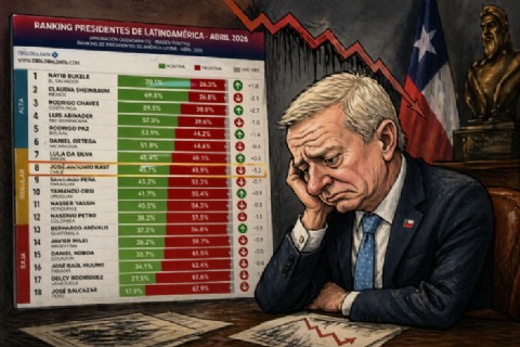 ¡Fuera abajo!: José Antonio Kast retrocede en ranking latinoamericano y sube su imagen negativa