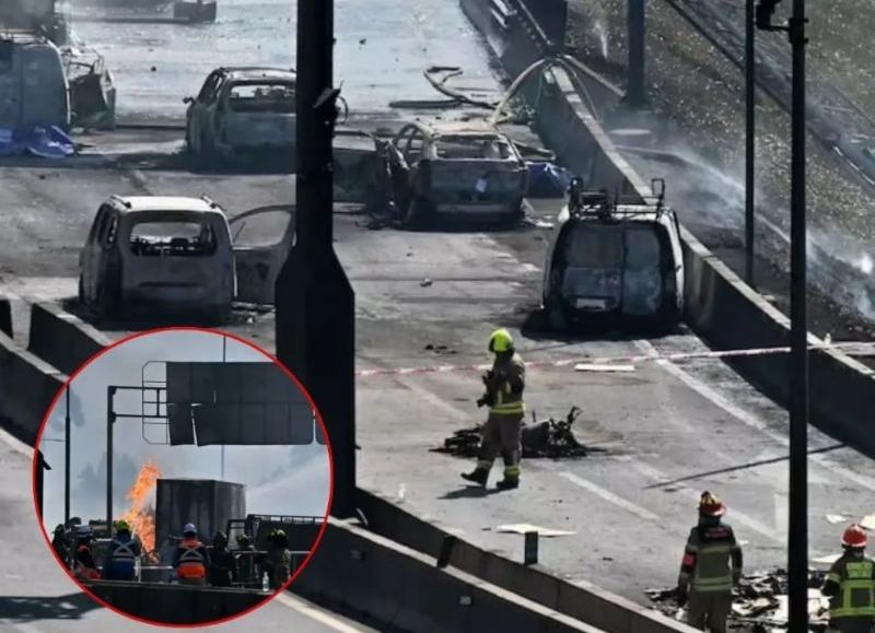 Al menos cuatro muertos tras la explosión de un camión con gas en Renca