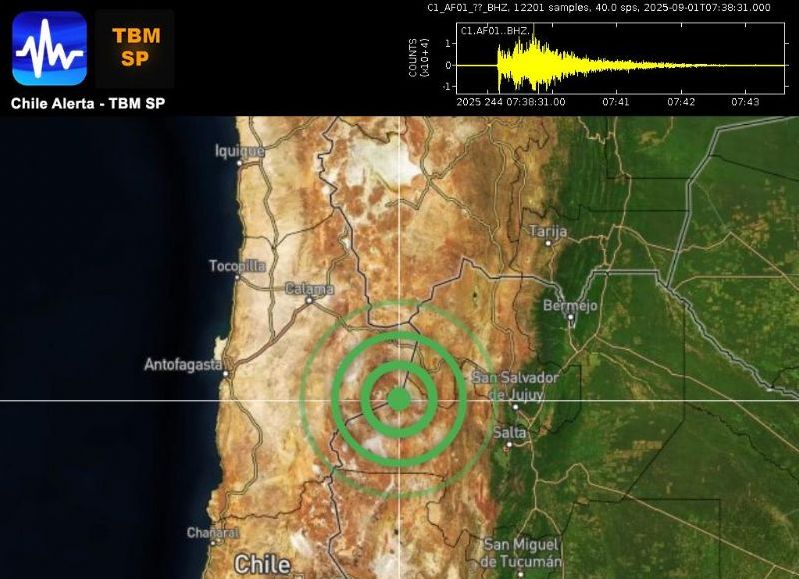 Un sismo de magnitud 4,2 sacudió la zona de Socaire sin reportes de daños
