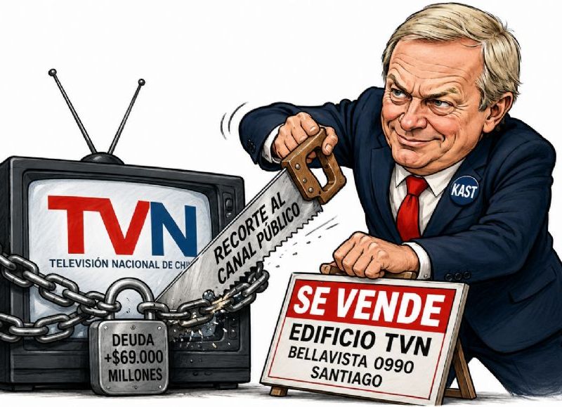 Kast descarta el cierre de la Televisión Nacional mientras impulsa un plan para sostener un canal golpeado por la crisis