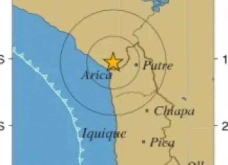 Preocupación: ocurrió un sismo de 4.5 de magnitud en Putre